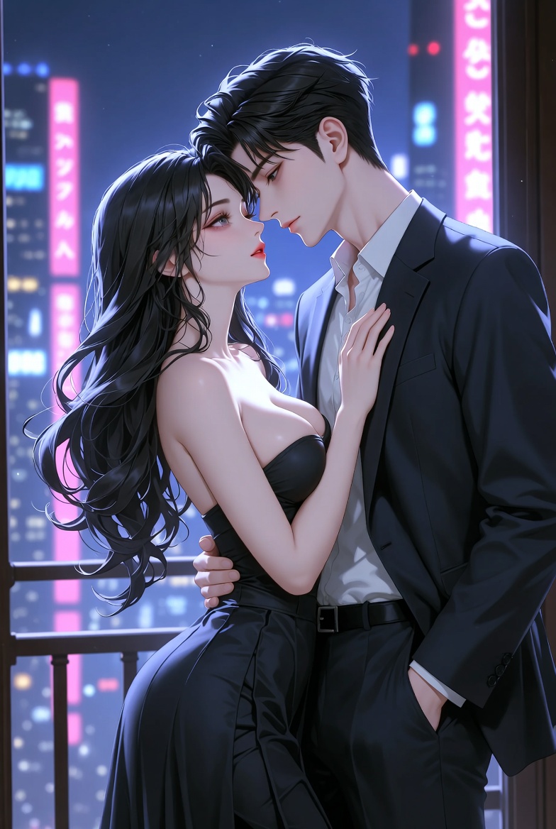《《都市霓虹下的欲望缠绵》》小说封面